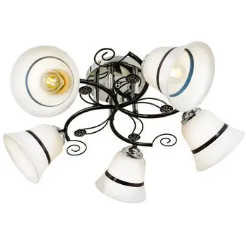Palmetto Electrical Contractors | Pewter light fixture with multiple light fixtures